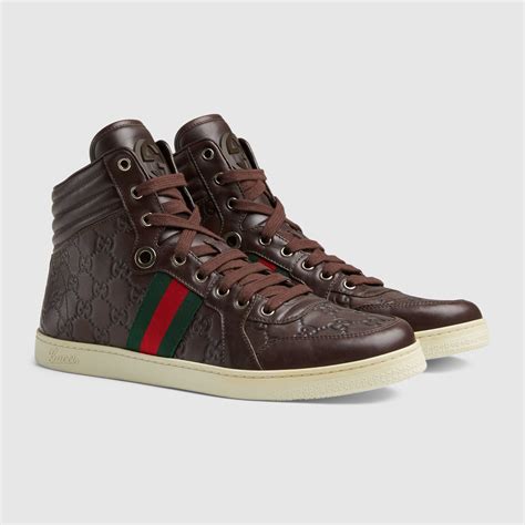 gucci high tops maroon|Gucci high top sneakers men's.